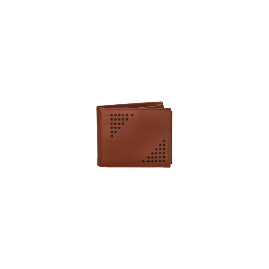 Leather wallet RFID men 379179 - BROWN - ModaServerPro