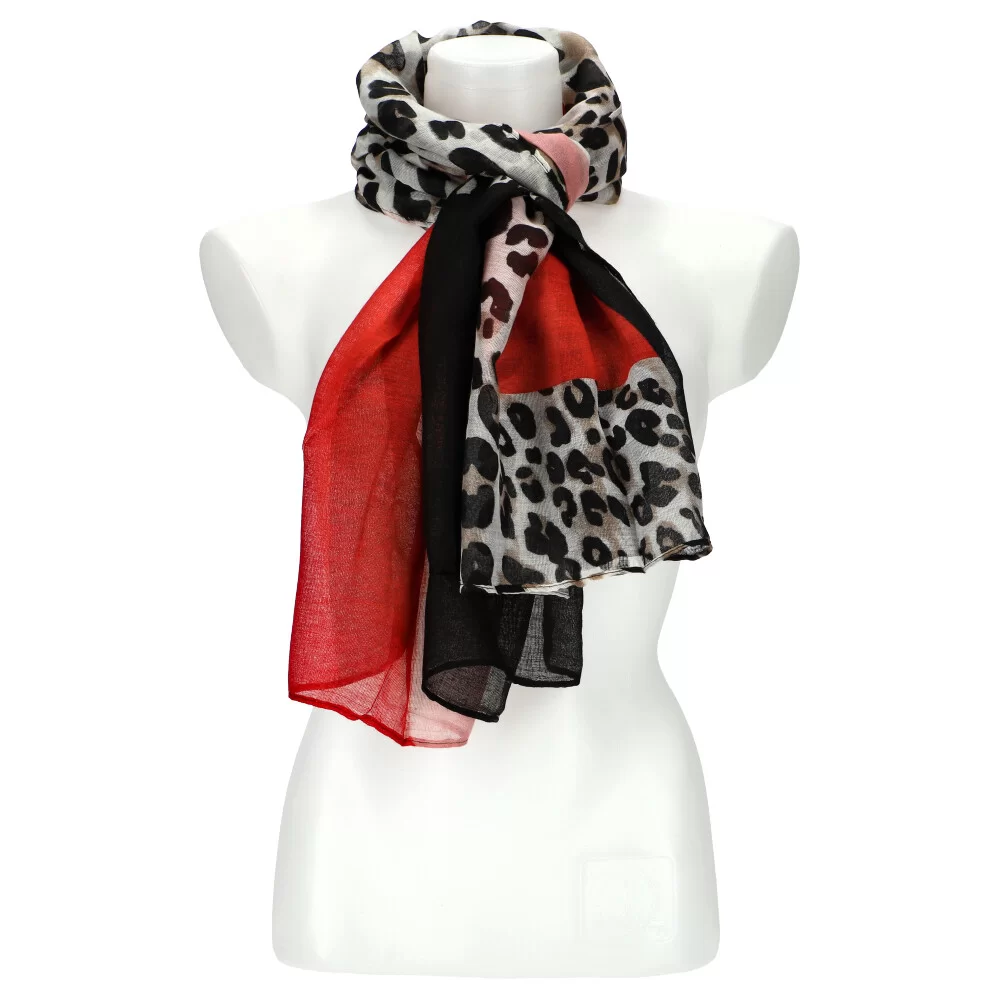 Woman scarf M219 - RED - ModaServerPro