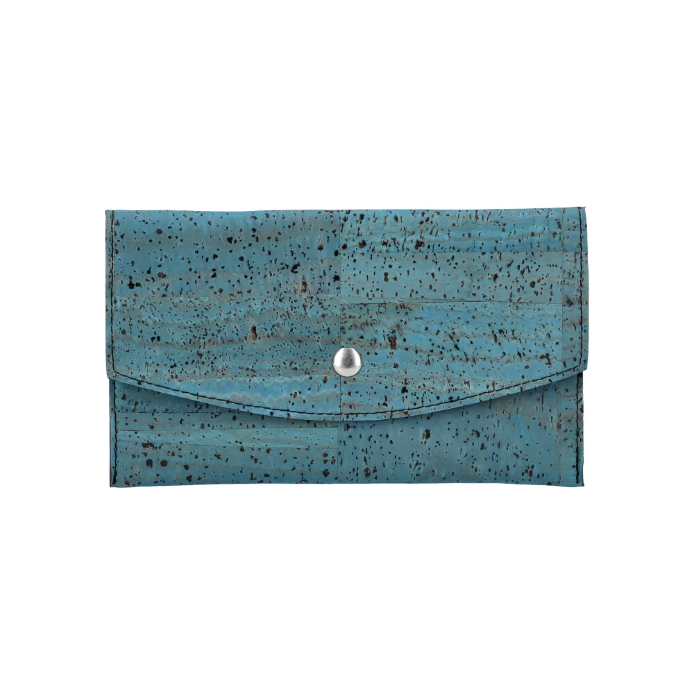 Portefeuille en liège MSPM15 - BLUE - ModaServerPro