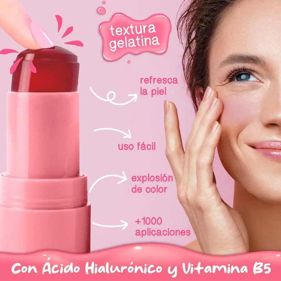 Gelatin Blush for Cheeks and Lips Peach Flavor - The Fruit Company - U719466 1 - ModaServerPro
