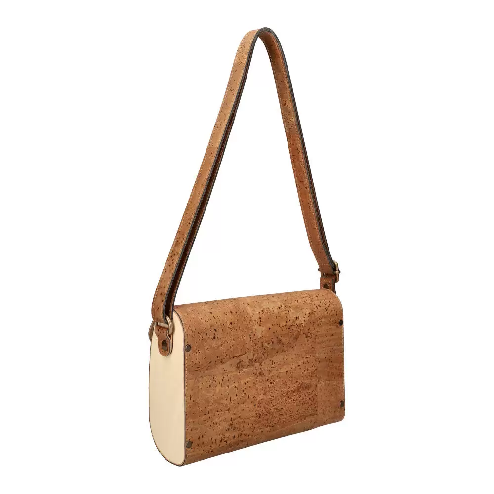 Cork and wood crossbody bag MSMAD06 - ModaServerPro