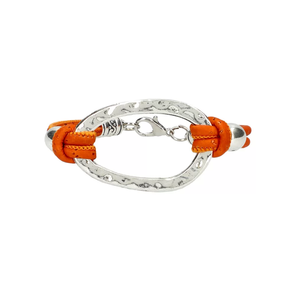 Cork bracelet OG21410 - ORANGE - ModaServerPro