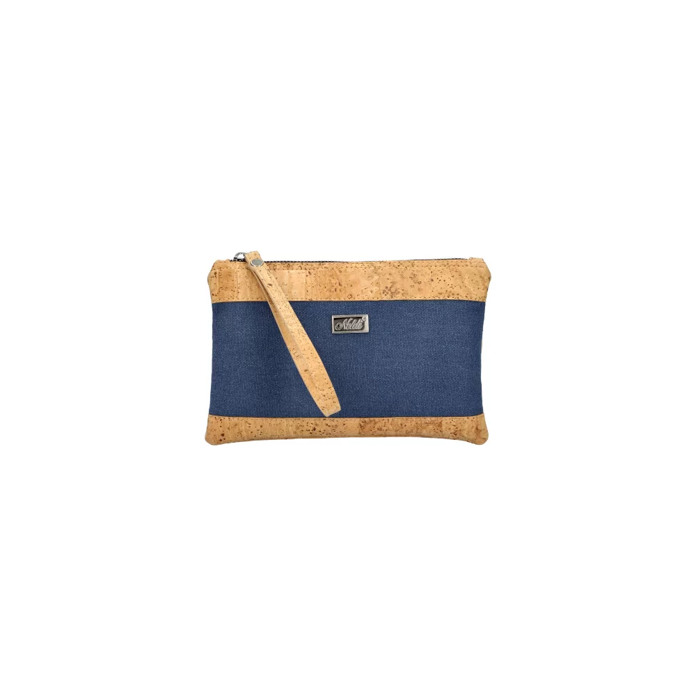 Cork clutch bag 7067 - BLUE - ModaServerPro
