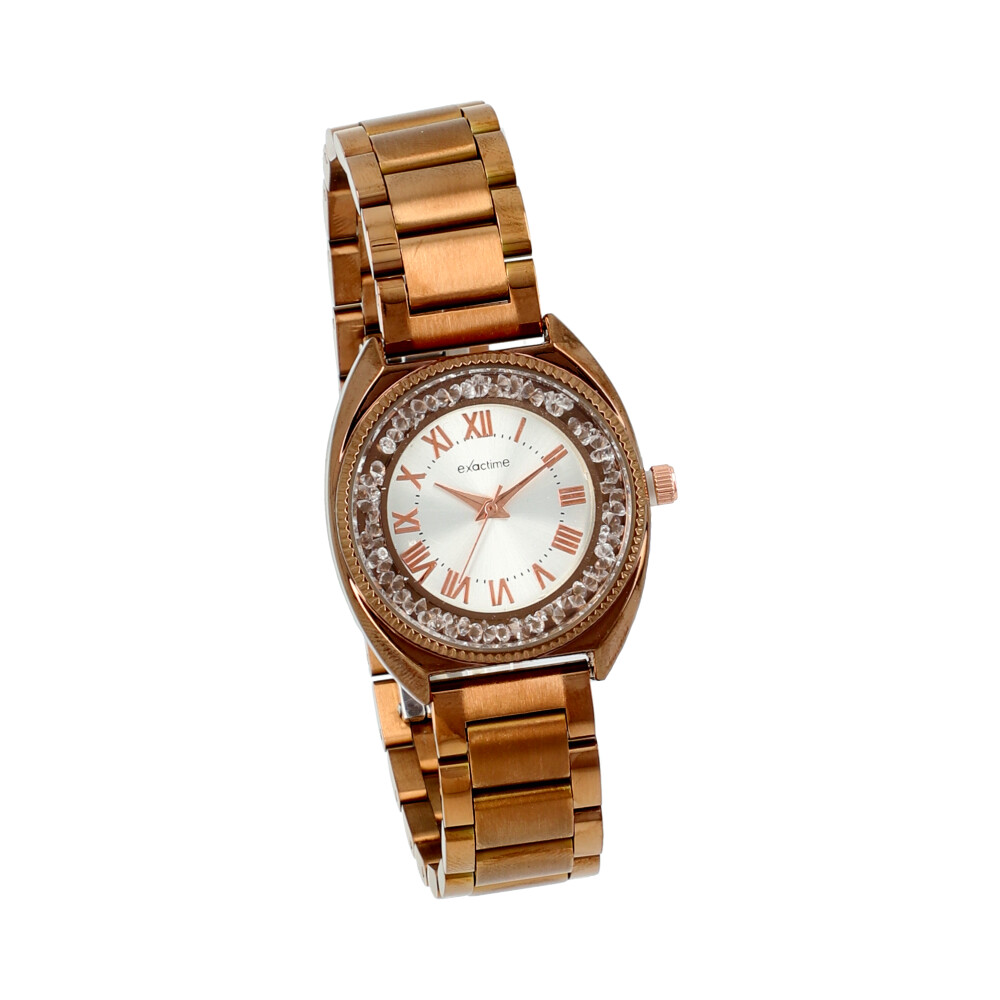 Relógio mulher + Caixa CC15232 BRONZE ModaServerPro
