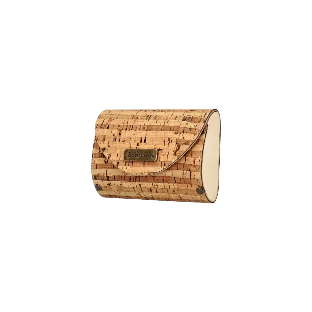 Cork and wood wallet MSMAD01 - APRICOT - ModaServerPro