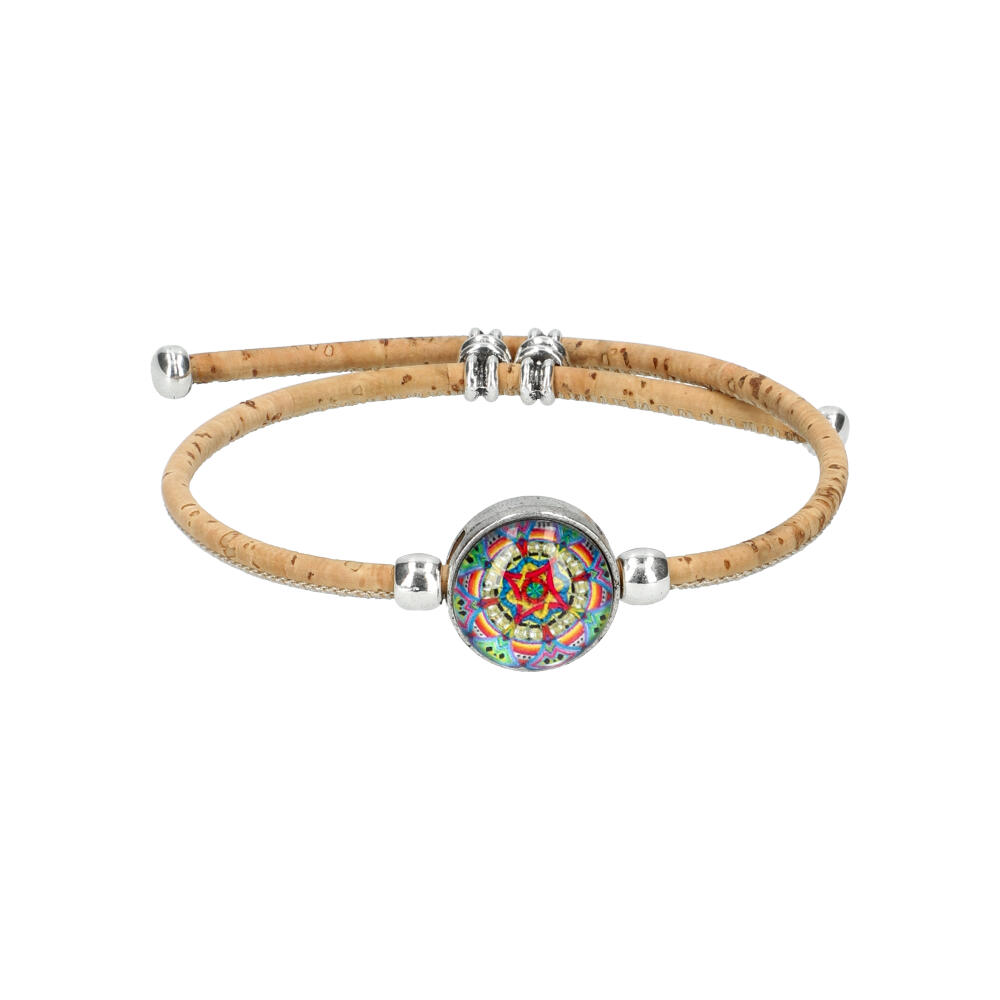 Pulseira em cortiça mulher FBU086 - ModaServerPro