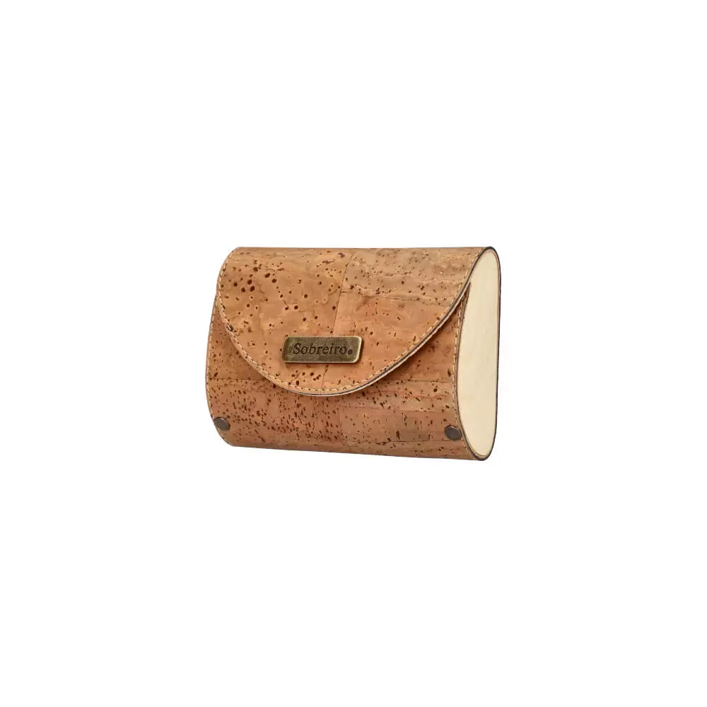 Cork and wood wallet MSMAD01 - BROWN - ModaServerPro