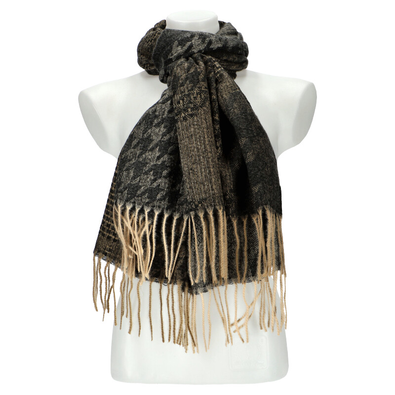 Woman winter scarf Y194 BLACK ModaServerPro