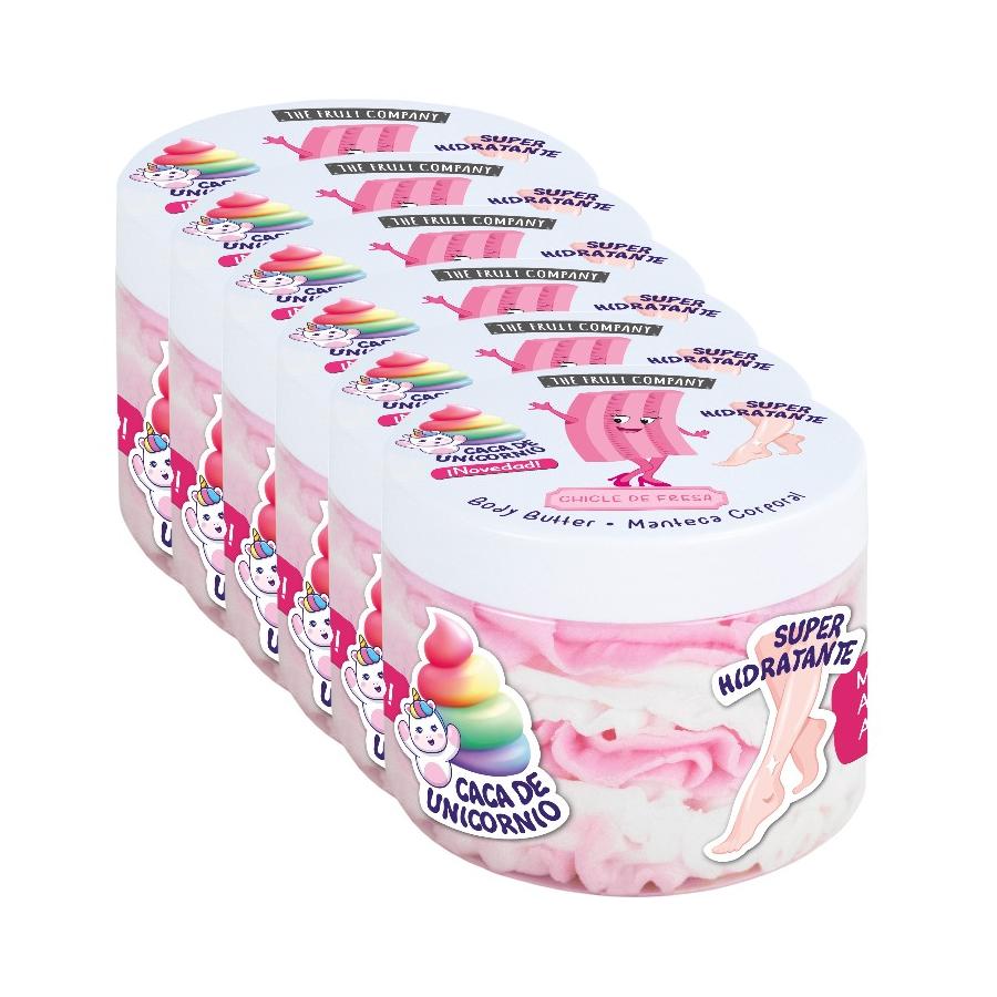 Pack 6 Pcs Body butter - Strawberry gum - The Fruit Company - P718035 M1 ModaServerPro