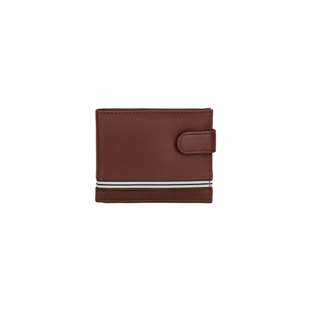 Leather wallet man 221071 - BROWN - ModaServerPro